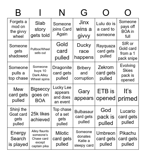 Alleyrips Bingo Card
