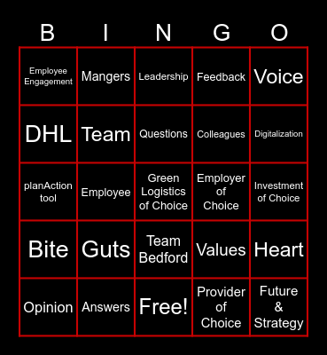 EOS Bingo Card