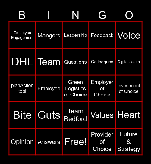 EOS Bingo Card
