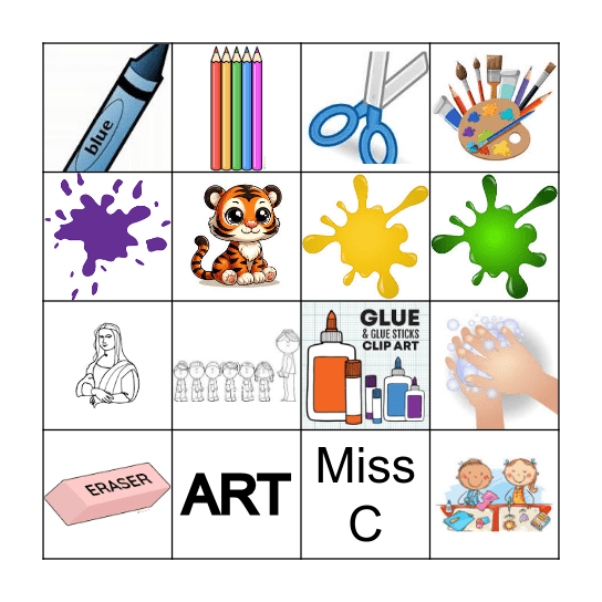 Welcome to Art Bingo Card