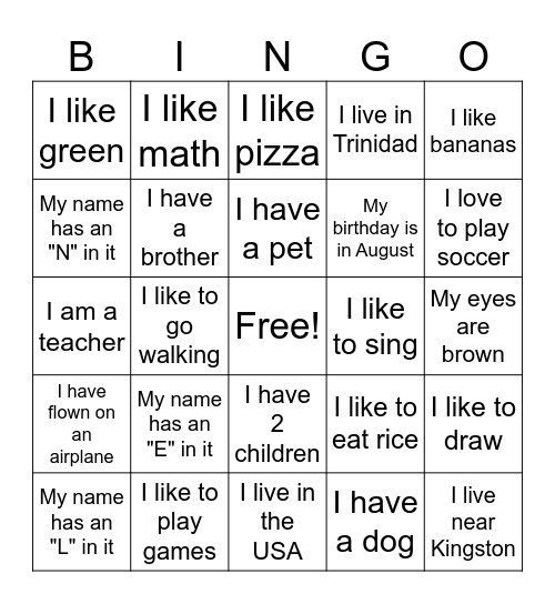CAMP SHORTWOOD BINGO Card
