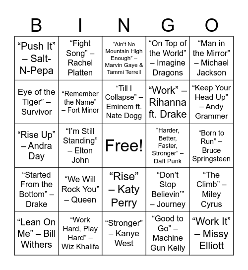 Boots On...Small Steps...Excellence Ahead Bingo Card