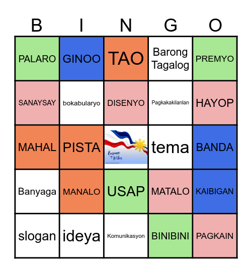 BUWAN NG WIKA Bingo Card