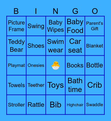 Gift Bingo! Bingo Card