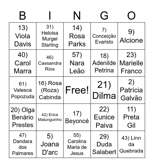 ARRAIÁ SEMANA DE HISTÓRIA Bingo Card