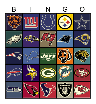 FOOTBALL Bingo Card