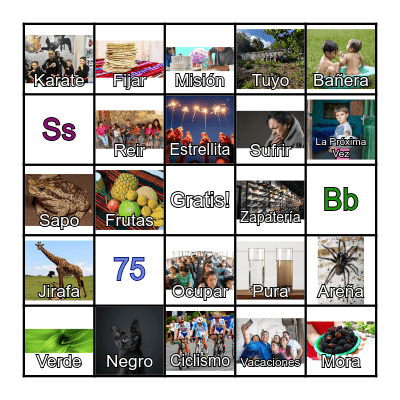 #4 Lengua de Señas Clase Bingo Card