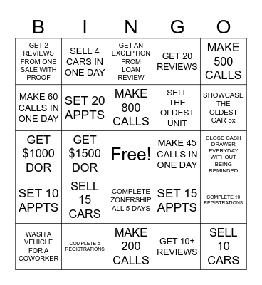 DT WAY AUGUST Bingo Card