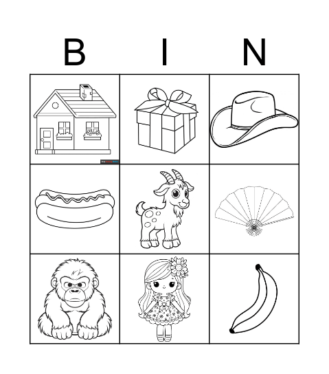 b Bingo Card
