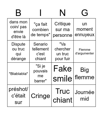 Birthday Bingo Card
