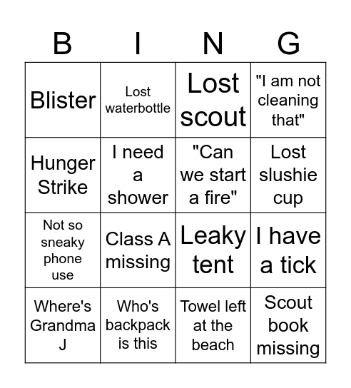 Many Point Bingo Card