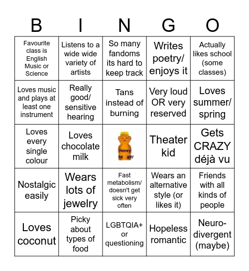 APOLLO KID BINGO Card