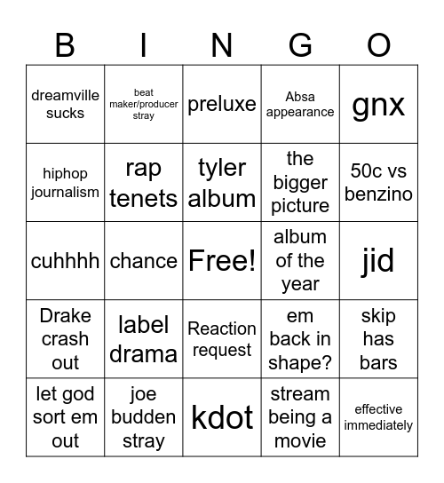 8/2 Decoder Bingo Card