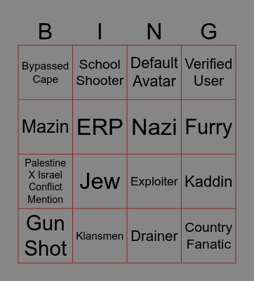 CHURCH BINGO BY ROADKADDIN Bingo Card