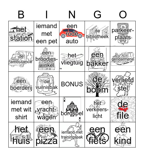 Trein Bingo Card