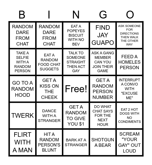NYC BINGO Card