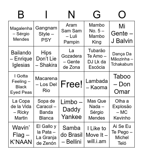 Alessio 6th B-day Bingo Card