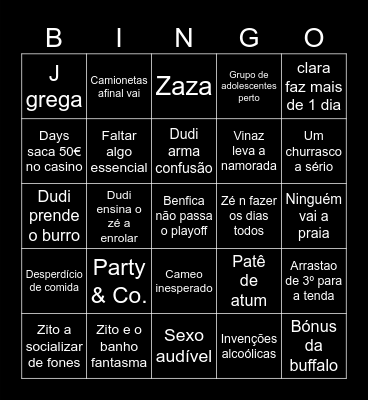 Figueira in a nutshell Bingo Card