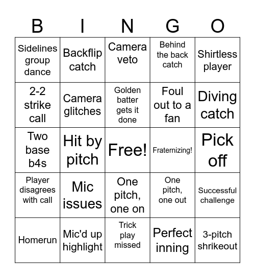 Banana-Bingo Card