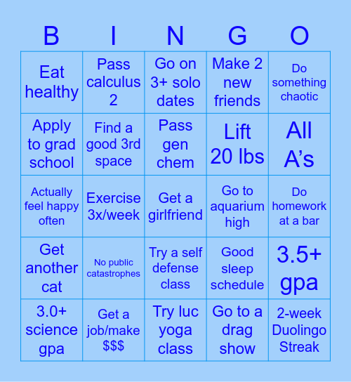 2025 Bingo Card