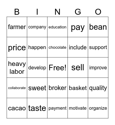 Lesson 9_英コⅡ Bingo Card