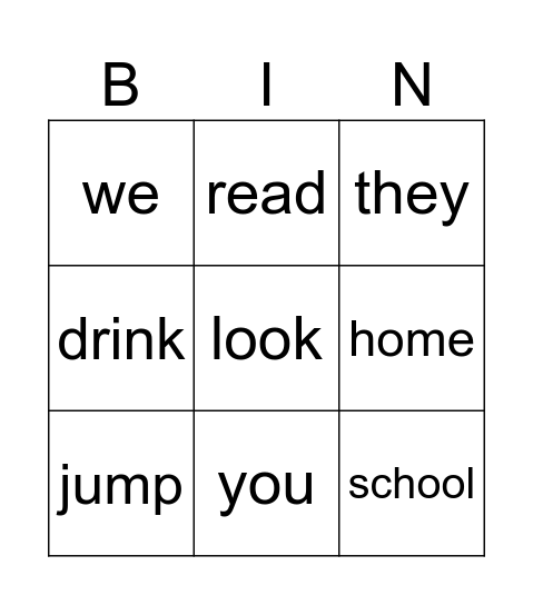 Basic SW 3 Bingo Card