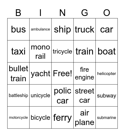 すらすら英単語　８_英コⅡ Bingo Card