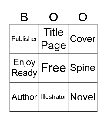 Library Bingo Card