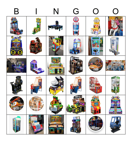 Playland center norte Bingo Card