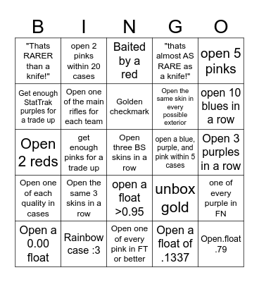 RAHH Bingo Card