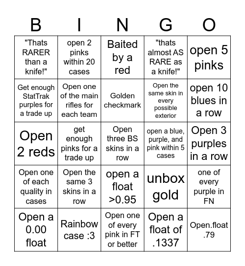 RAHH Bingo Card