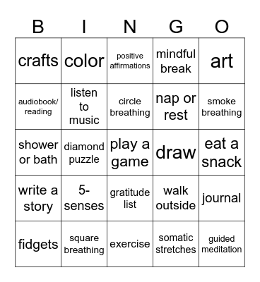 COPKING SKILLS Bingo Card