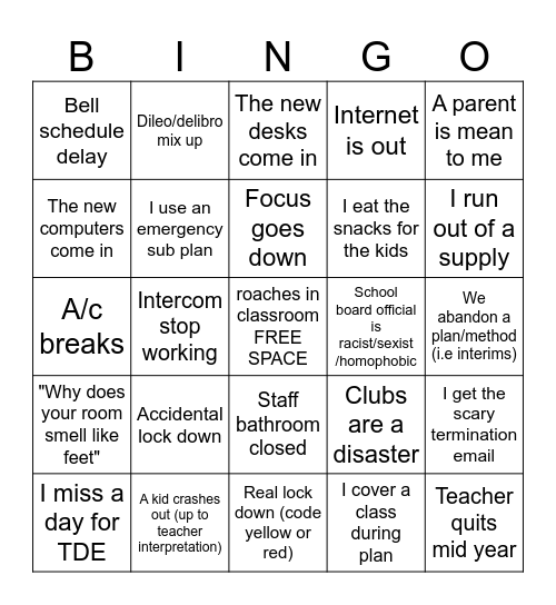 2025-2026 SMS bingo Card