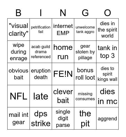 MSV Bingo Card