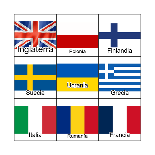 Vivimos en Europa Bingo Card