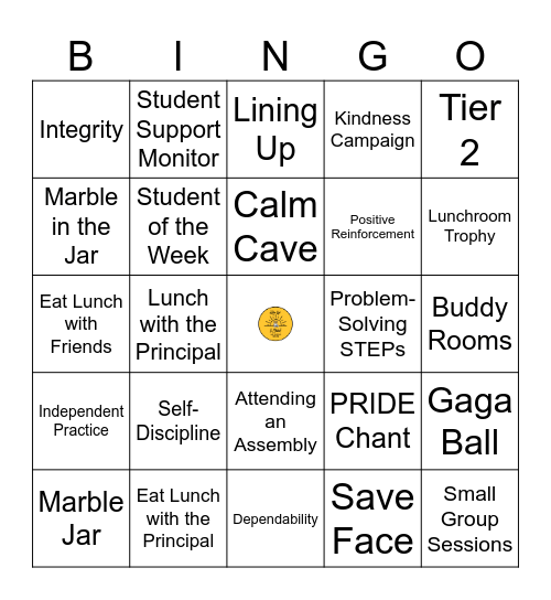 Ware PBIS! Bingo Card