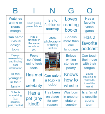 Icebreaker Bingo - Symbolic estructures Bingo Card