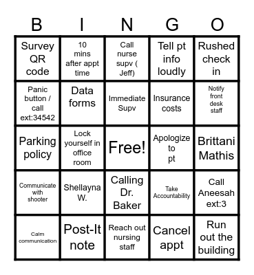 Problem Solving & Conflict BINGO!! Bingo Card