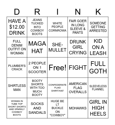 EAST SIDE NIGHT BINGO Card