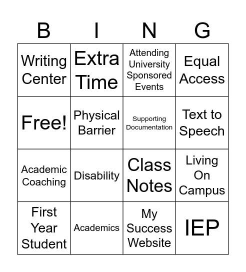 Go Pride!!!!!!!!!!!! Bingo Card
