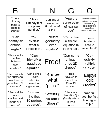 Lockeby Bingo Card