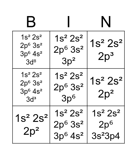 Distribuição eletrônica Bingo Card