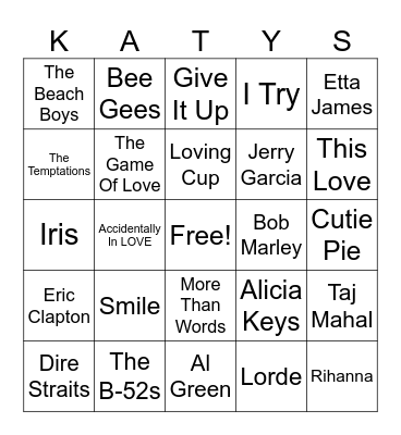 LOViN BiNGO Card