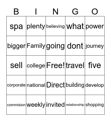 Clever Bingo Card