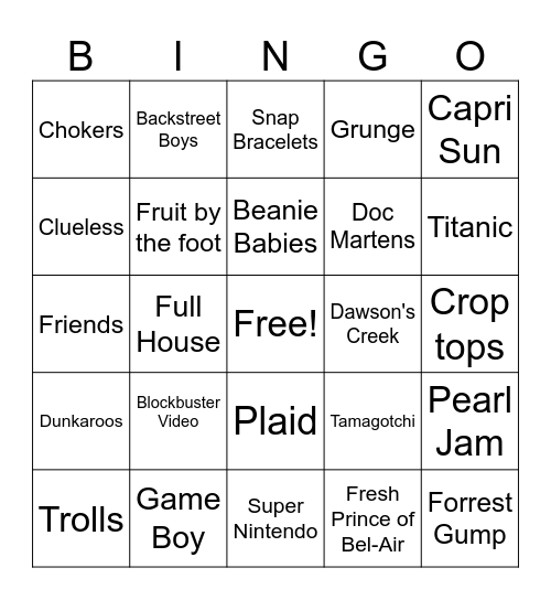 Christine's 50th Birthday! Bingo Card