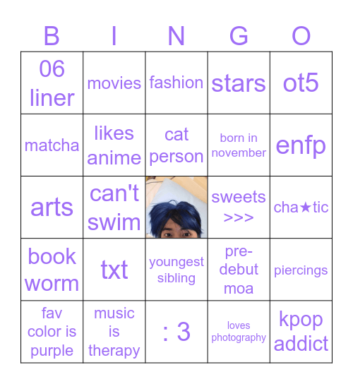★ Bingo Card