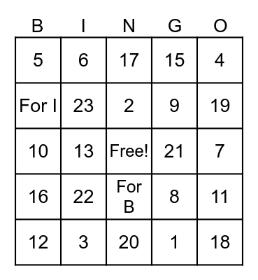 SCIENCE 8 Bingo Card