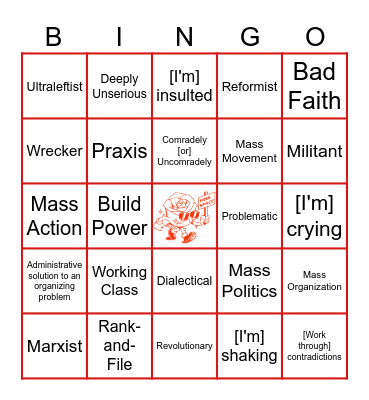 2025 DSA Convention Bingo Card