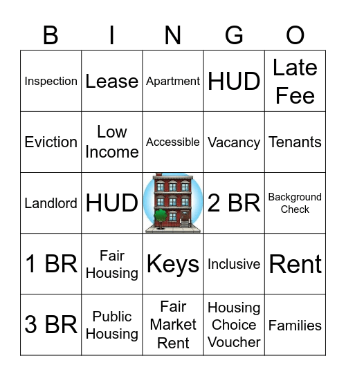 Landlord Bingo Card