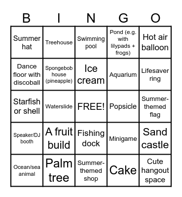 Build Bingo Card